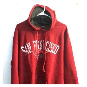 Point Sportswear Large Red Hoodie